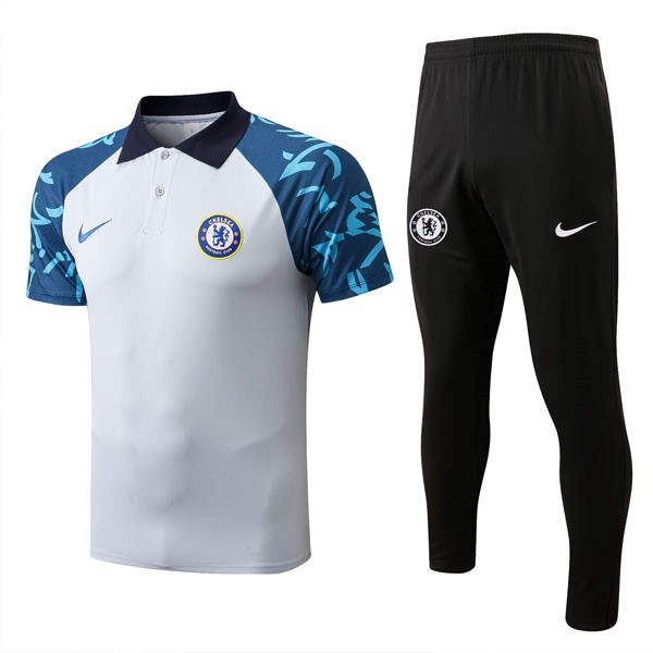 Polo Chelsea Conjunto Completo 2022/23 Blanco